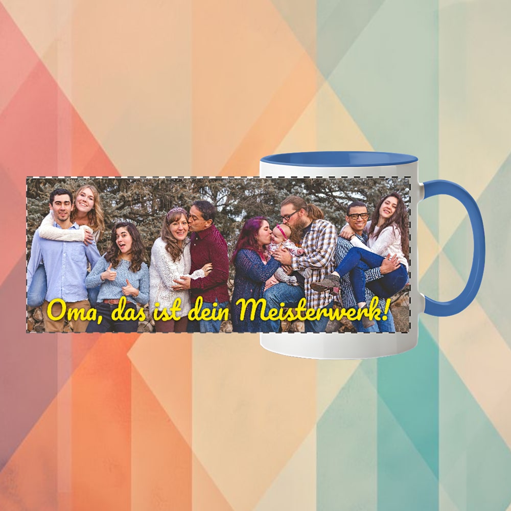 Panorama Tasse bedrucken â personalisierte Fototasse selbst gestalten in nur 5 Minuten