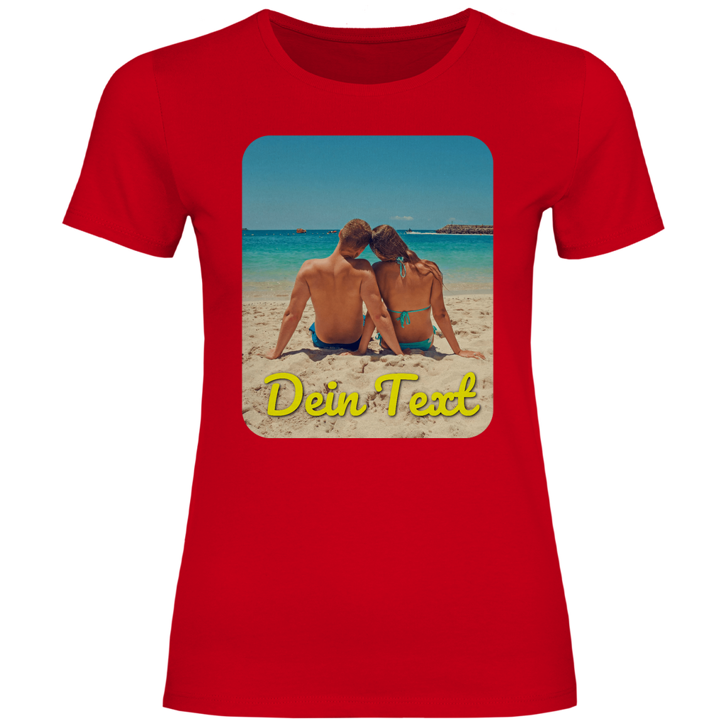 Damen T-Shirt bedrucken – in nur 5 Minuten personalisiertes T-Shirt selbst gestalten