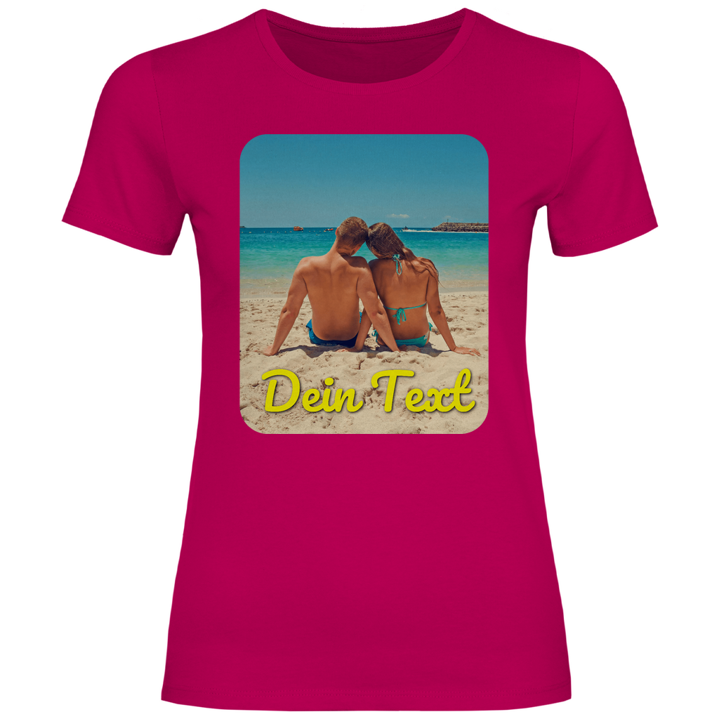 Damen T-Shirt bedrucken – in nur 5 Minuten personalisiertes T-Shirt selbst gestalten